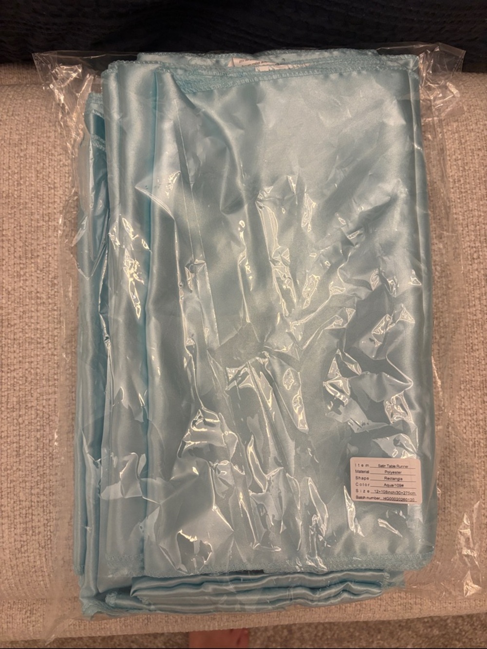 Light Blue Table Runners - Picture 6 of 9